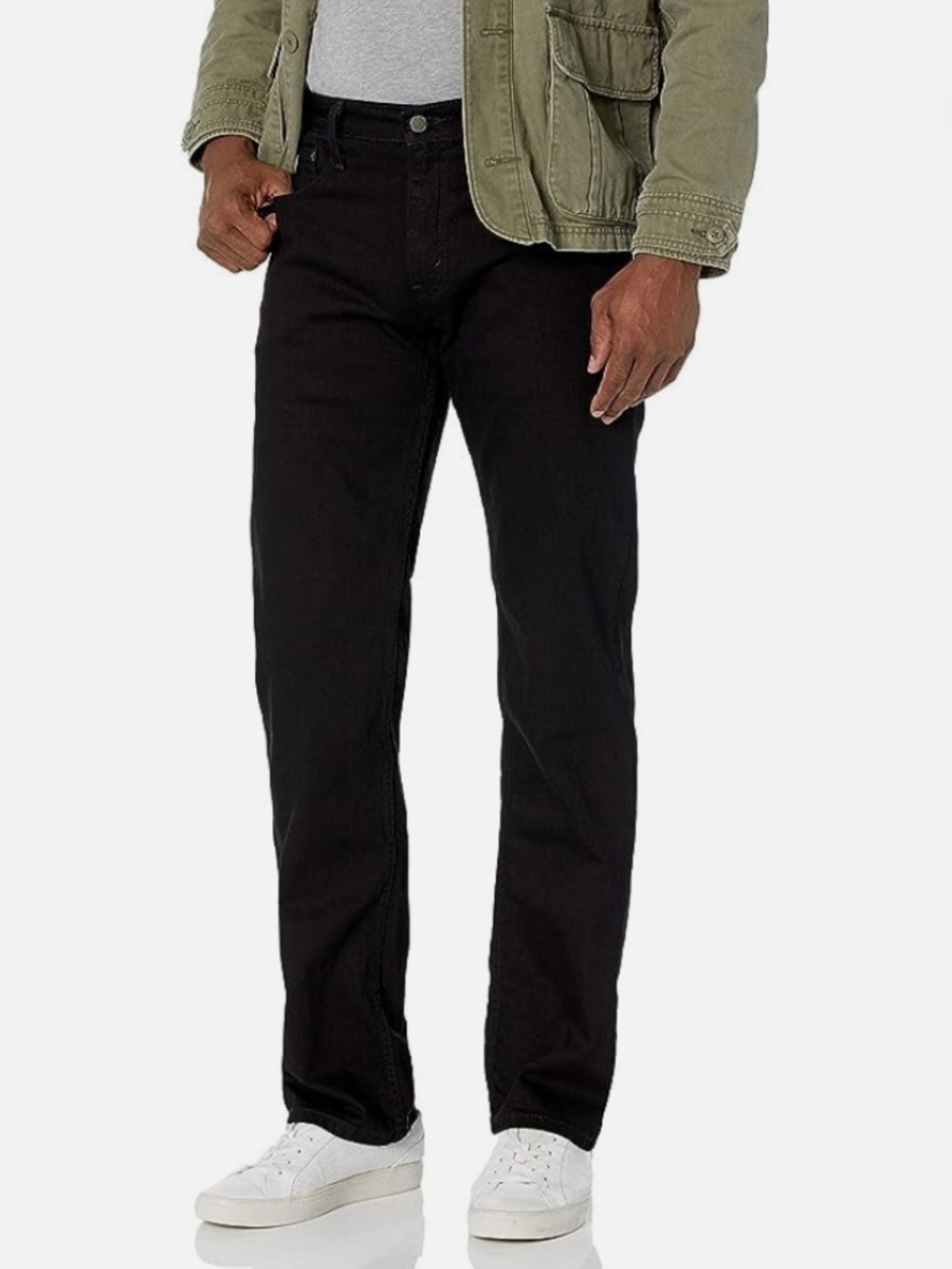 Levi's 559 Black Label Relaxed Straight Men's 38x32 Black Jeans